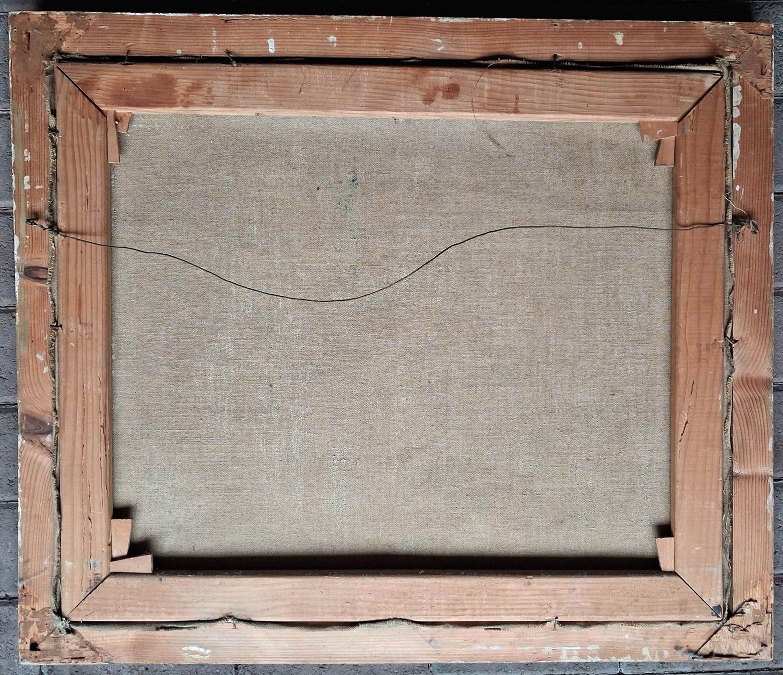 Tableaux: Dorfansicht, Oelgemälde 75 x 63.7 cm – D'occasion à Zürich par Beach59 4