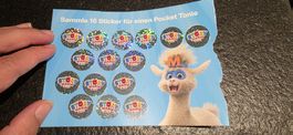 Story Mania 15 Sticker Sammelblatt für Pocket Tonie