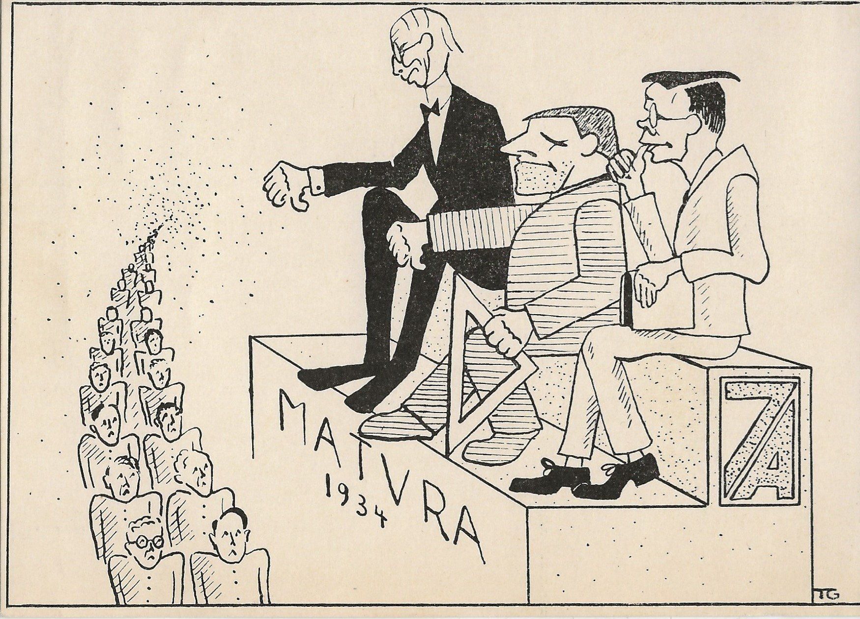 Ansichtskarten: Studentica,Matura,1934 – Gebraucht aus Frauenfeld von Merk52