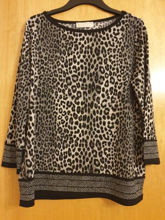 Pull Michael Kors, XL,imprimé léopard, polyester, excellent