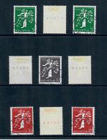 Rollenmarken 1939 gestempelt mit Nummern