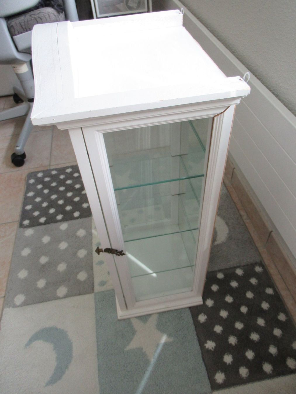 Maisons du monde Vetrine: Vintage Glasvitrine Display weiss – Usato da Trimbach venduto da donlyn 2