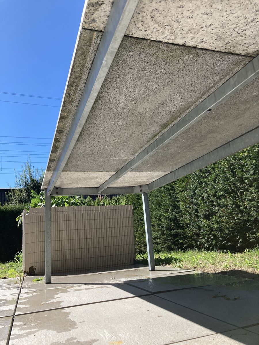 Tavoli: Grosser und robuster Metalltisch mit Granitplatten – Usato da Oberkirch LU venduto da claude_lagler 2