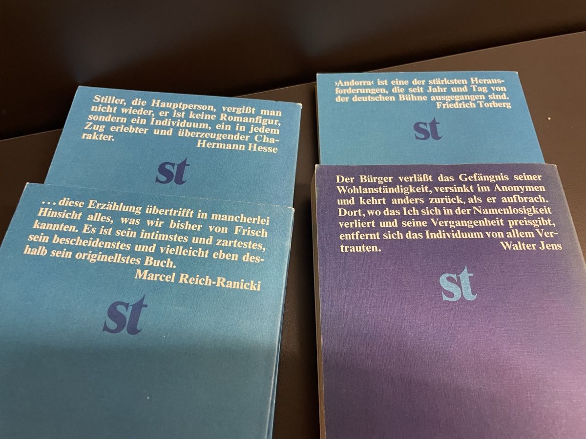 Libri: Max Frisch Stiller 4 Bücher – Usato da Emmenbrücke venduto da Ladyboutique 1