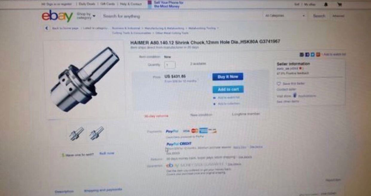 Aciera Metall- & Schlosserei Sonstiges: Schrumpffutter HAIMER Fräsmaschine – Neu und originalverpackt aus Schöftland von lazer04 6