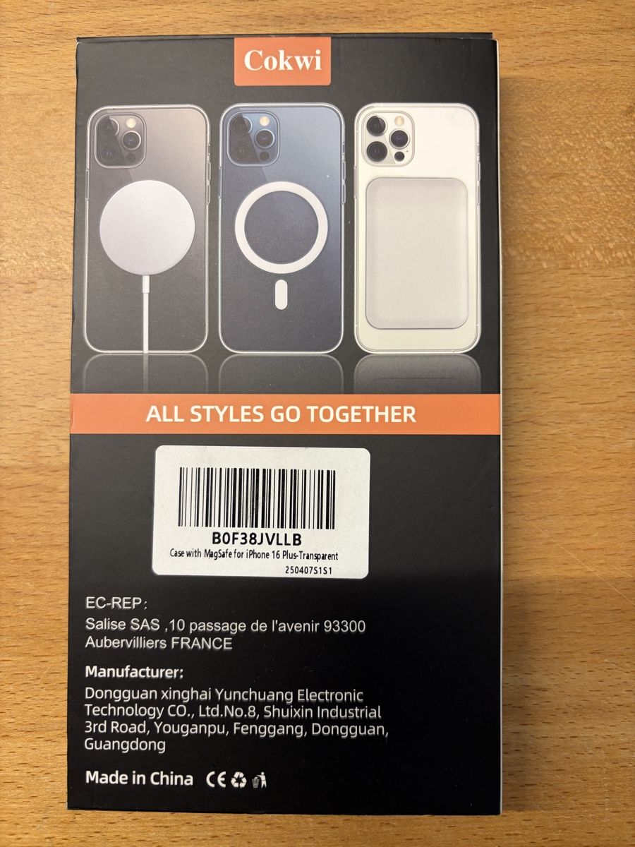 Coques & Protection écran: Cokwi Magnetic iPhone 16 Plus Case neu – Neuf avec emballage d'origine à Steinhausen par Silberundpfeil 1