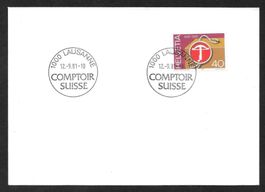 Sonderbrief S. 1034A Comptoir Suisse Lausanne 12.9.1981