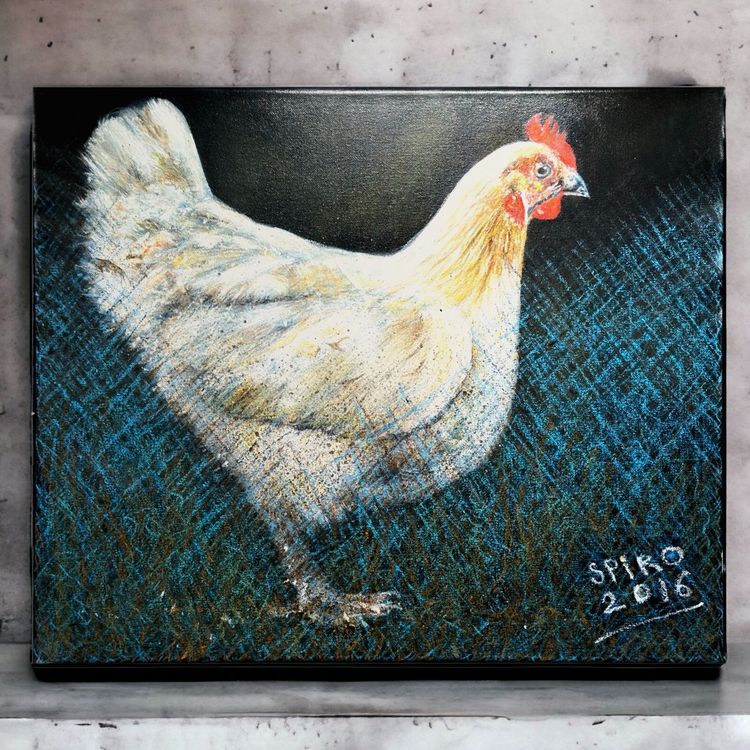 Spiro Philippidis 2016 Peinture mixte pastel huile sur toile Kaufen