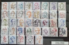 BRD Lot: Frauen der deutschen Geschichte /DM Serie komplett