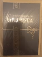 SCHÖNE GEBURTSTAGSKARTE SILBERGRAU NAGELNEU UND OVP!