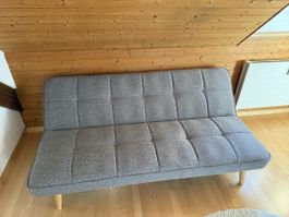 Schlafsofa grau