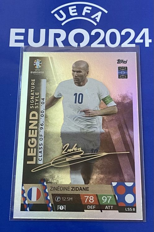 CARTE MATCH ATTAX Euro 2024 Gianluigi Buffon style signature légende