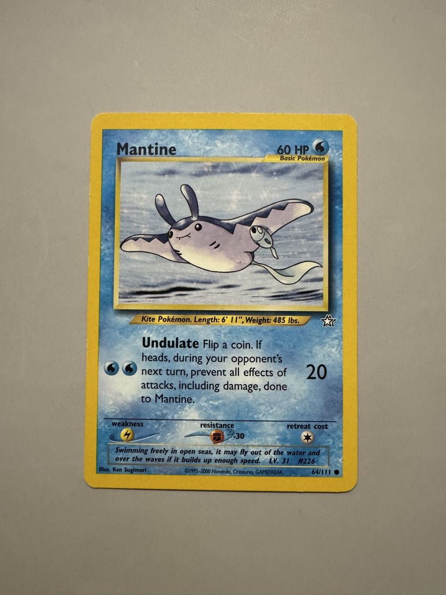 Pokémon Sammelbilder & Trading cards: Mantine 64/111 – Gebraucht aus Niederhasli von tcgpoint
