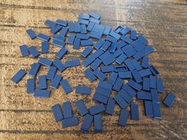 lego 3069 lot de 100 pièces Dark Blue Tile 1 x 2