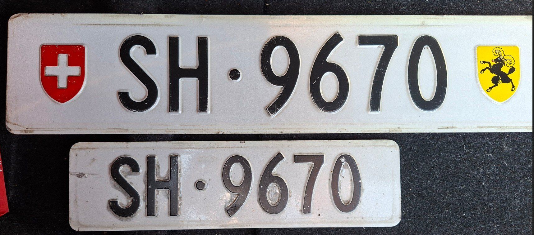 Ecriteaux: Autokennzeichen SH 9670 – D'occasion à Rüdlingen par Don_pedro