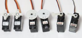 Graupner Micro Servo-Set 6 Stück (2x C261, 2x 5109, 2x 4490)
