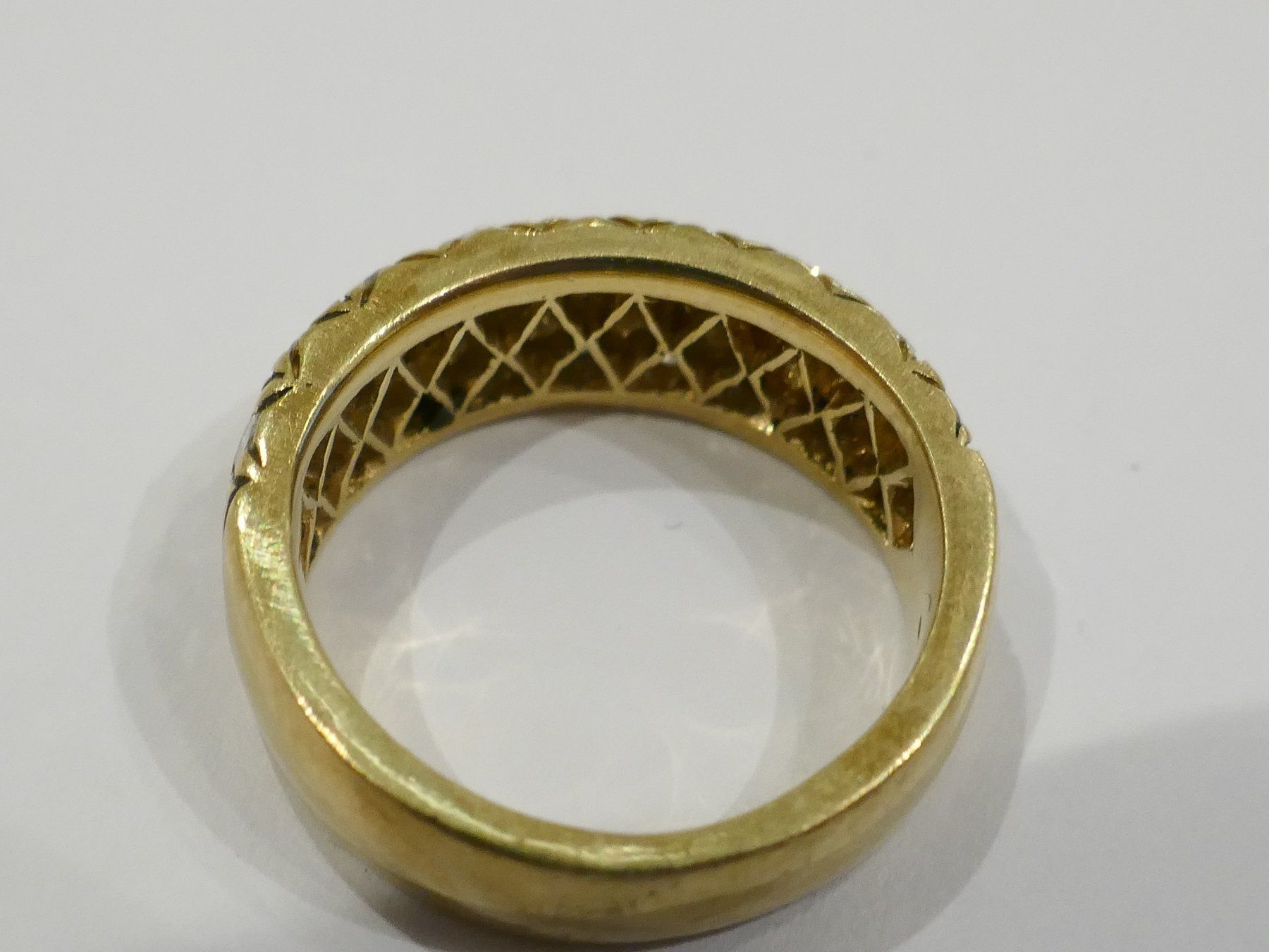 Anelli: Brillant Ring 28 Steine ca. 1 Carat 8,1 gr. – Usato da Schaffhausen venduto da swisswatches-andmore 3