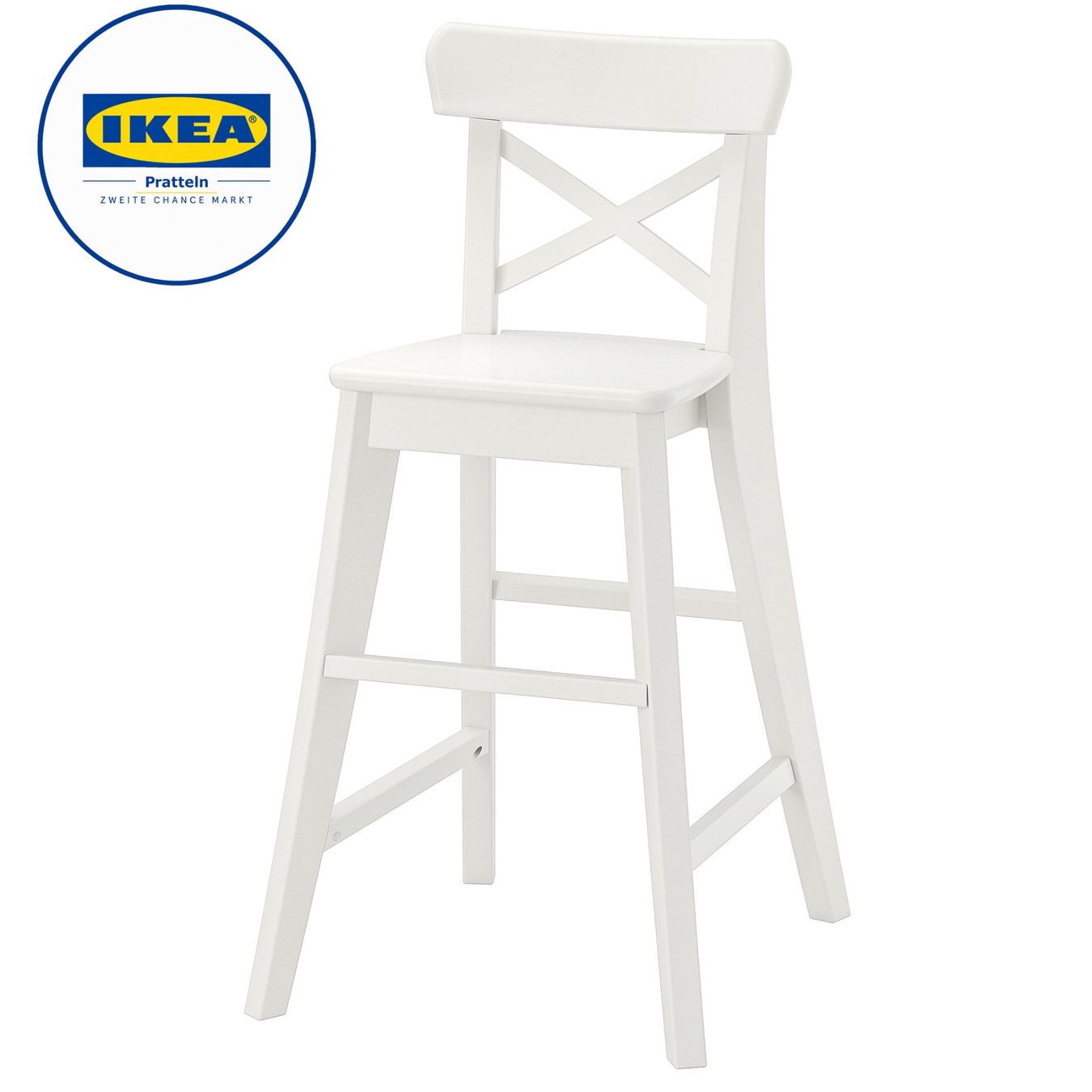 Ikea Sedie: IKEA INGOLF Kindstuhl weiß  90146456 – Nuovo e nell'imballaggio originale da Pratteln venduto da IKEA_Pratteln