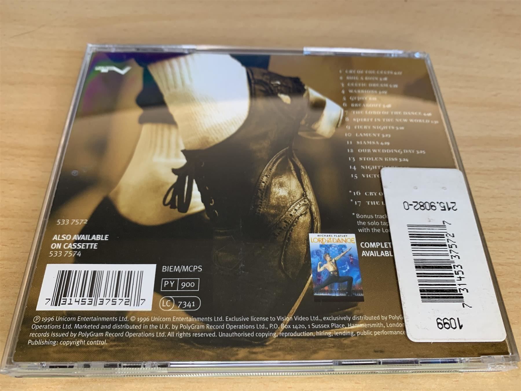 CD: Ronan Hardiman – Michael Flatley's Lord – Usato da Rikon im Tösstal venduto da Alpenmutz 1
