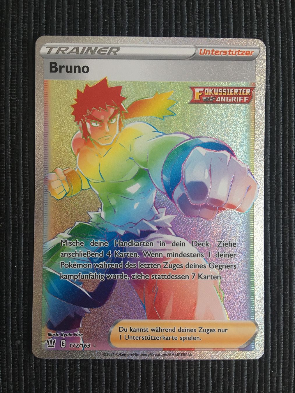 Pokémon Carte collezionabili: Pokemon Bruno Rainbow Battle Styles DE – Nuovo (secondo la descrizione) da Wabern venduto da Collectfun