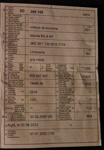 Mazda Autos: mazda rx8 231HP – Gebraucht aus Pully von jeffy20 5