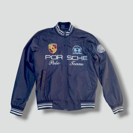La Martina Porsche 2010 black track jacket retro jacke