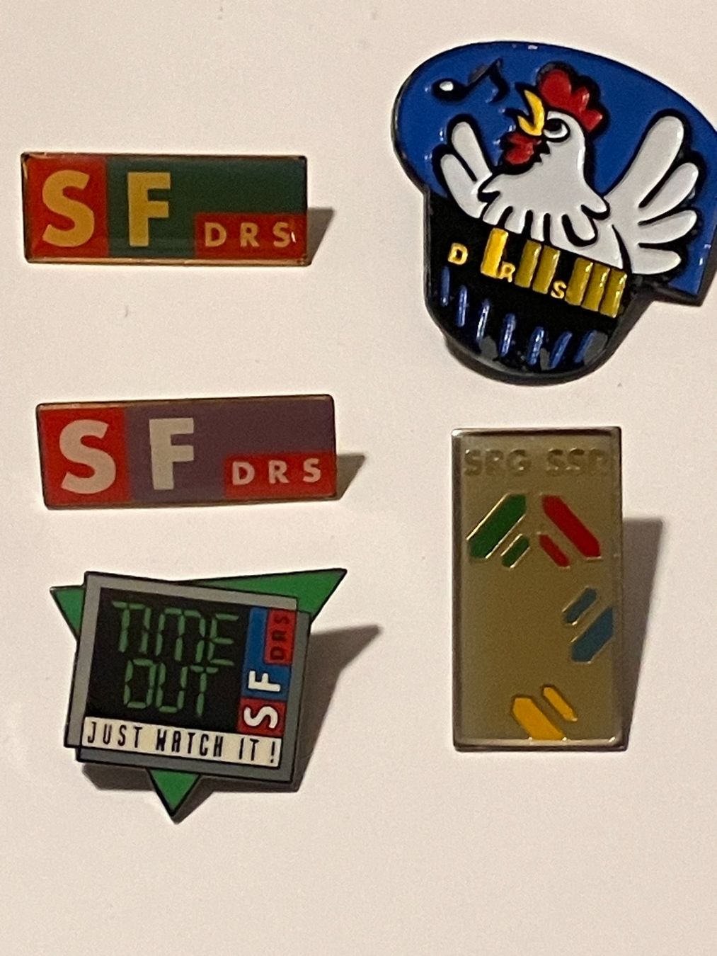 Placchette & Badge: 5 Pin SF DRS – Usato da Basel venduto da djwwpp