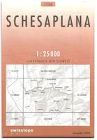 Swisstopo-Karte 1:25'000 1156 Schesaplana