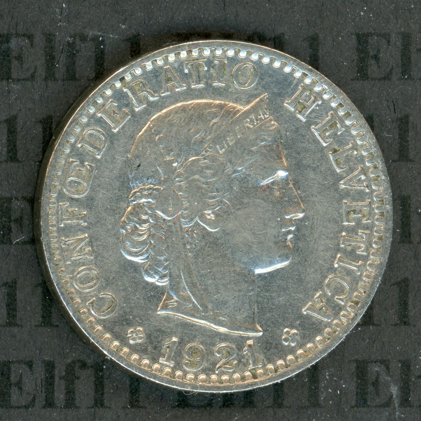 Tutti le monete: CHF___0.20 1921 ss+ 20 Rappen – Usato da Widnau venduto da Elf11