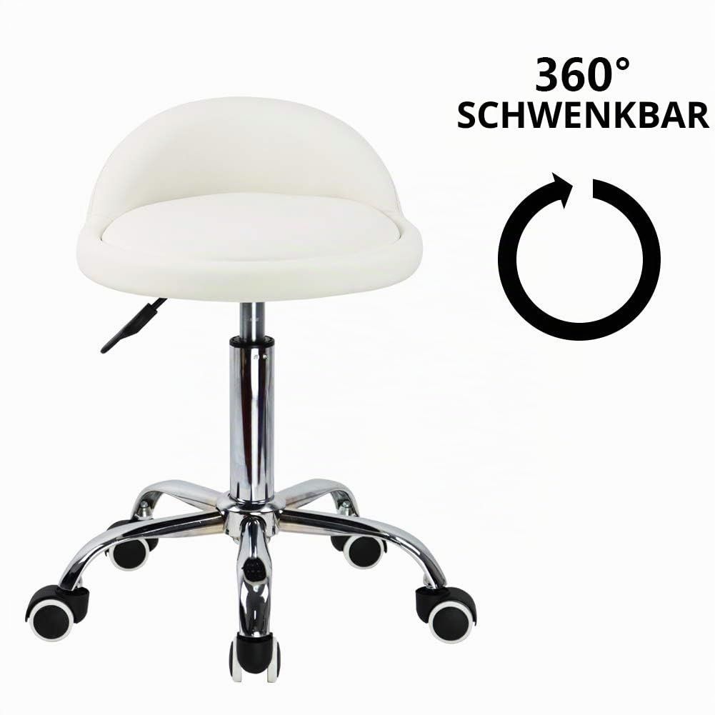 Sgabelli: Rollhocker Arbeitshocker Drehhocker mit Rückenlehne Rollen – Nuovo e nell'imballaggio originale da Herisau venduto da Serenco 5