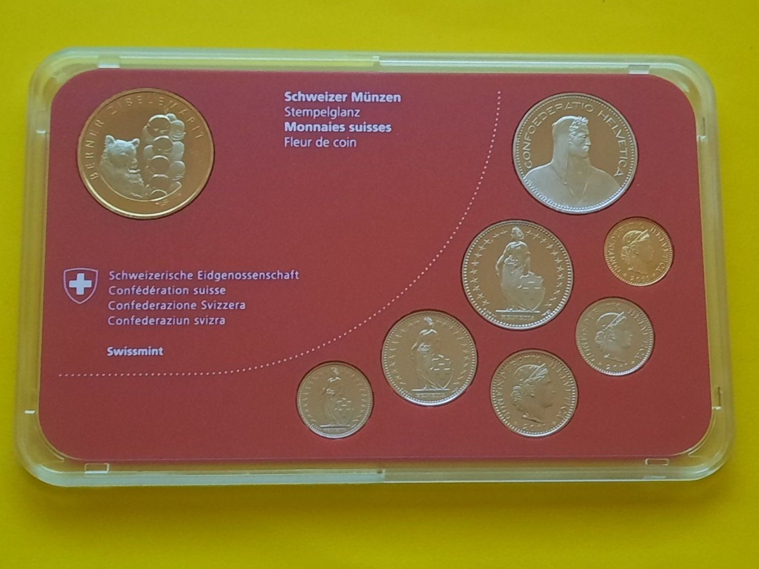 Tutti le monete: Münzsatz Schweiz 2011 Stempelglanz – Usato da Buchs SG venduto da numispatica 1