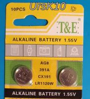 NEU  Alkaline AG8 / 391A, LR 1120W Batterien