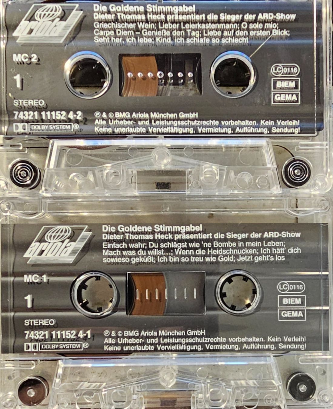 Cassettes audio: MC - Die goldene Stimmgabel – D'occasion à Wahlen b. Laufen par Cg10 2