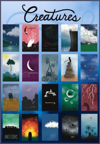 Spiele: Creatures Oracle Deck by Sara Kathleen – Gebraucht aus Basel von Summerlady 3