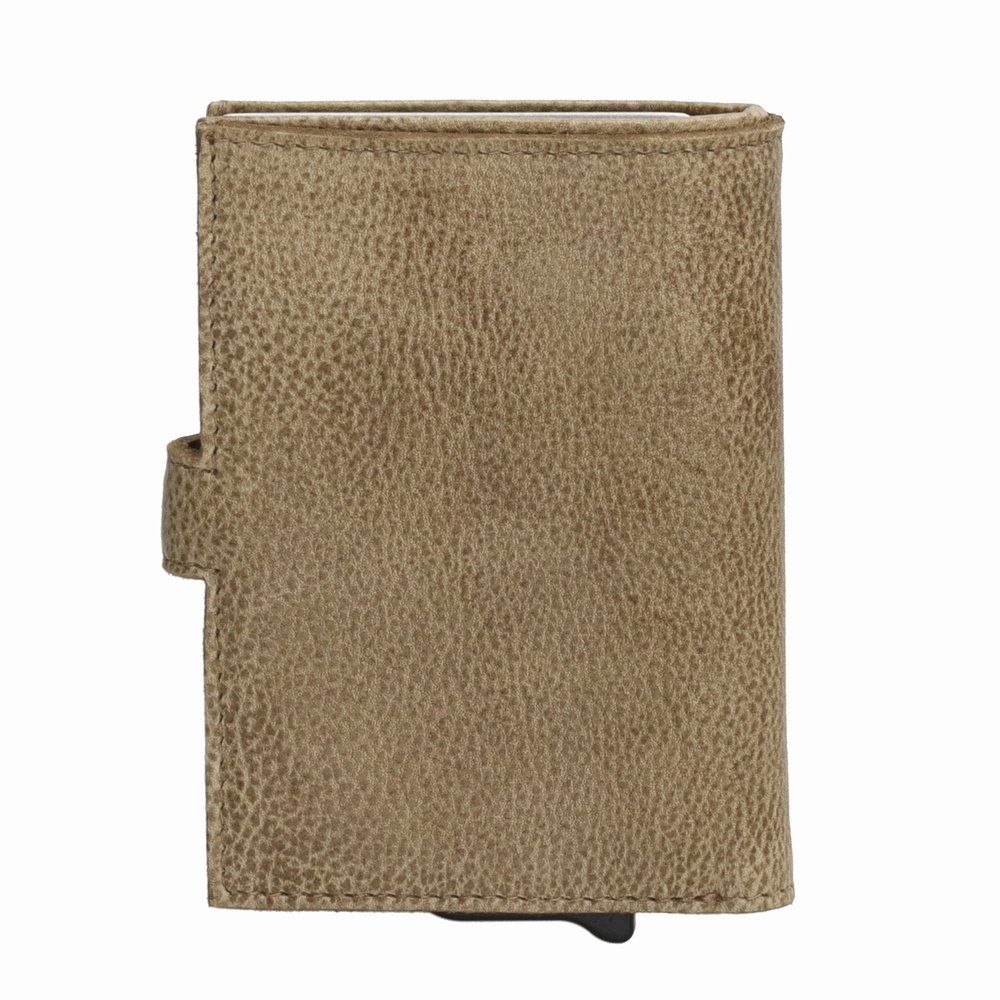 Altro in  Abbigliamento & Accessori: Beige Leder Kartenetui PopUp RFID Münzfach / GRATIS A-POST – Nuovo e nell'imballaggio originale da Rebstein venduto da Portemonnaie 3