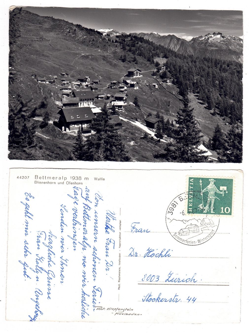 Cartes postales: Bettmeralp – D'occasion à La Tour-de-Peilz par amjust