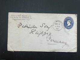 USA uralt Brief 1897 Geschäftsbrief Richmont    (G1134)