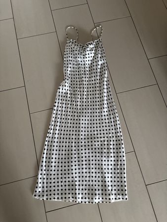 Trägerkleid gepünktlet
