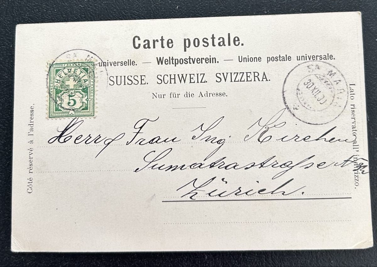 Cartoline postali: AK Stelviopass 1900 – Usato da Horw venduto da Tellbub 1