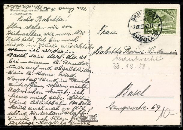 Cartes postales: Buchs /SG, Werdenbergersee und Rätikonk – D'occasion à Berlin par bartko-reher 1
