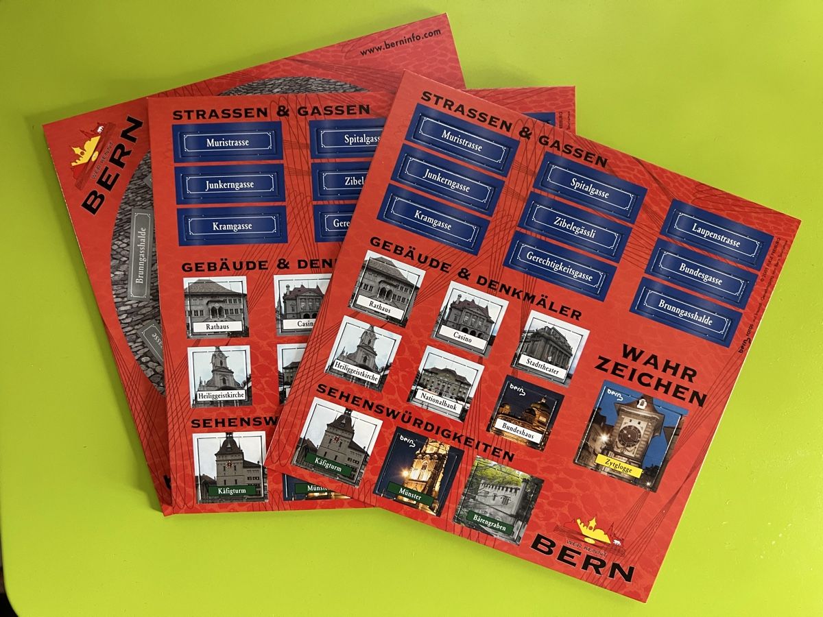 Giochi: Wer kennt Bern- Spiel – Nuovo (secondo la descrizione) da Kirchberg BE venduto da wimmler 1