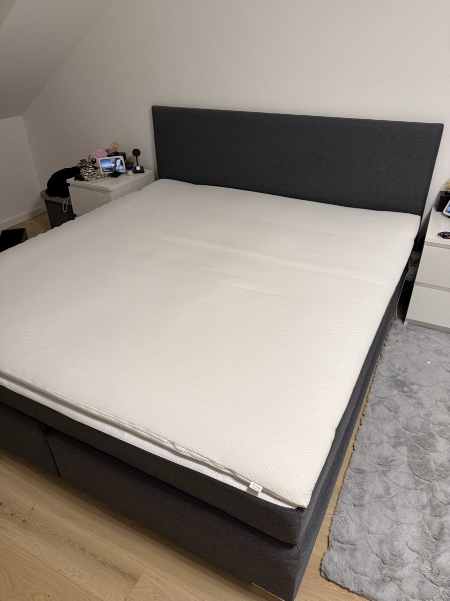 Betten: Lit boxspring – Gebraucht aus Lucens von vel_68l2 1