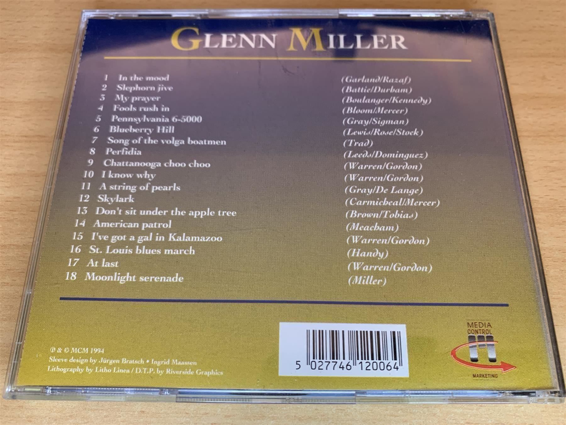 CD: Glenn Miller – Platinum Collection – Usato da Rikon im Tösstal venduto da Alpenmutz 1