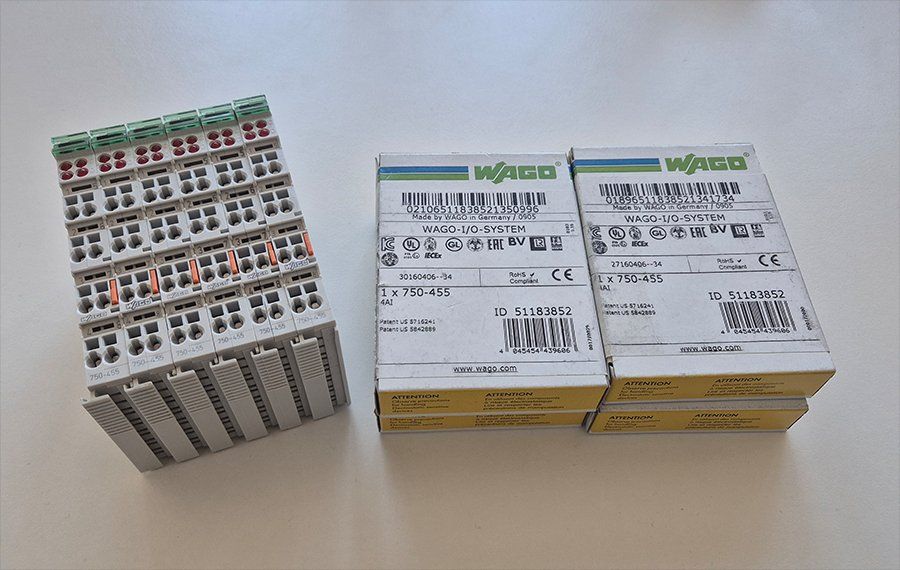 Wago Componenti elettronici: Analog-In WAGO 750-455 – Usato da Zufikon venduto da Doodie