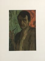 Otto Mueller "Selbstbildnis um 1920"   Druck