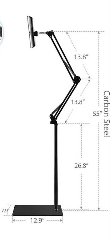 Sonstige Dekorationen & Accessoires: Tablet Floor Stand, Angle Height Adjustable Flexible Arm – Gebraucht aus Unterägeri von eve_76lj 2