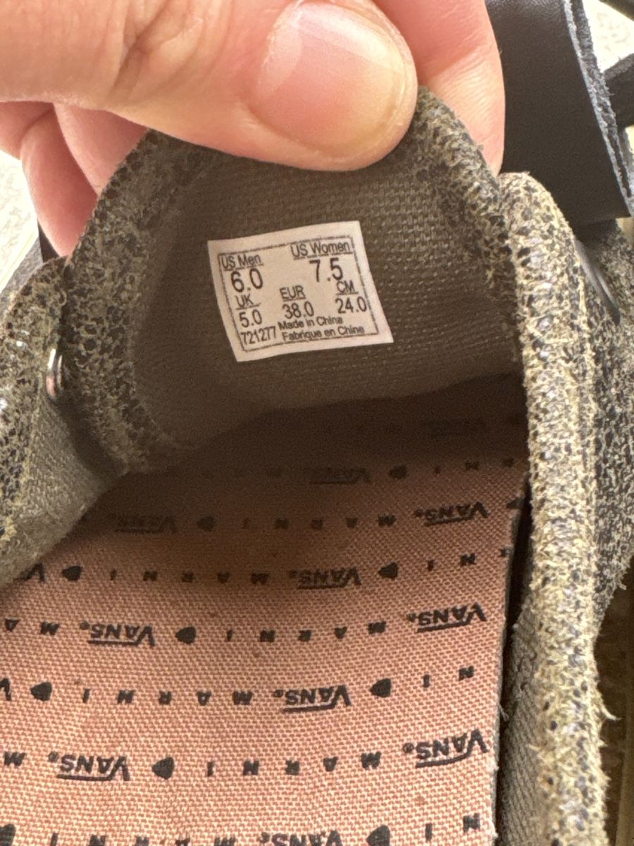 Vans Scarpe da uomo: Marni x Vans Slipper Gr.38 – Nuovo (secondo la descrizione) da Brütten venduto da Rod816 7