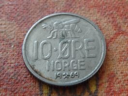NORVEGE  10  ORE  1969