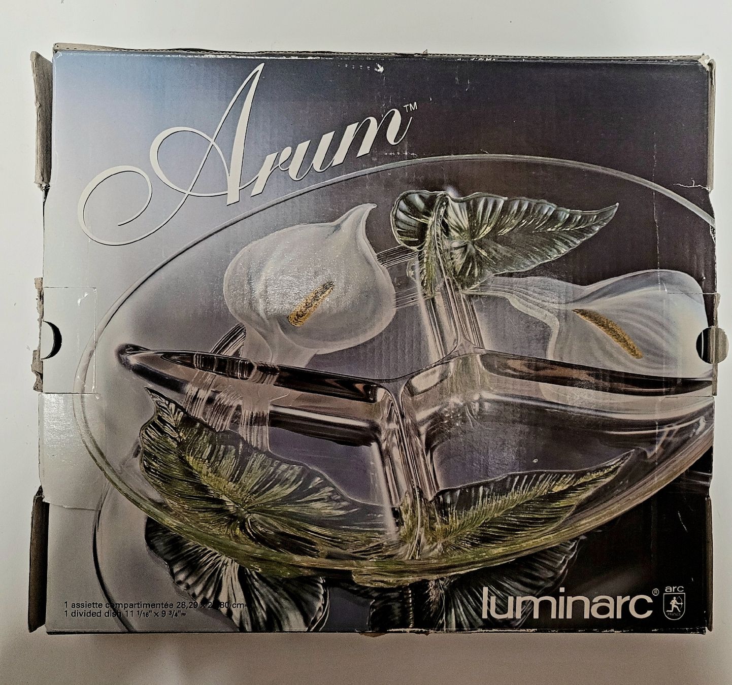 Piatti di portata: Plat Arum Luminarc, 4 compartiments, verre, 30 cm – Nuovo (secondo la descrizione) da Châtelaine venduto da Vlad311