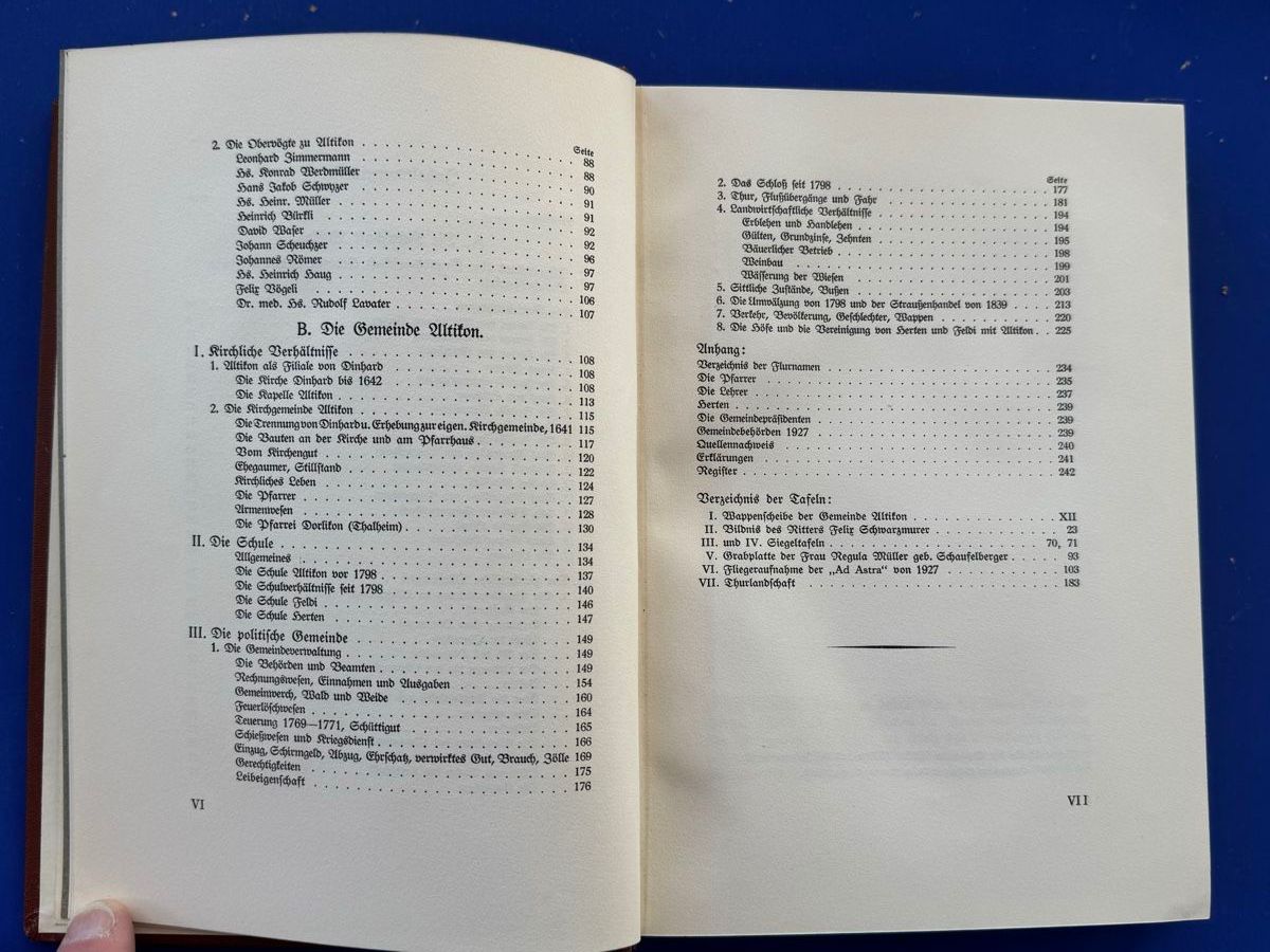 Bücher: Geschichte der Herrschaft und Gemeinde Altikon an der Thur. – Gebraucht aus Adliswil von buch_und_kunst 4